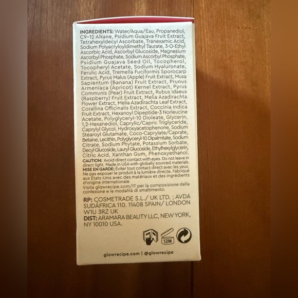 🖤 2/$50 GLOW RECIPE Guava Vitamin C Dark Spot Brightening Treatment Serum - Picture 5 of 7